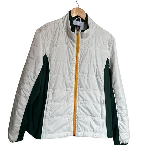 Green Bay Packers Women’s Puffer Jacket Size XXL - Picture 1 of 5